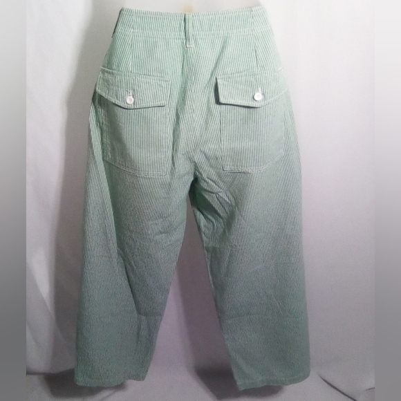 Brixton Vancouver Utility Pants Super High Waist Straight Leg Size 28 - Picture 6 of 9
